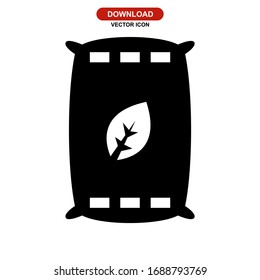 fertilizer icon or logo isolated sign symbol vector illustration - high quality black style vector icons
