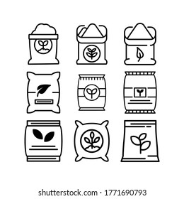 Fertilizer icon or logo isolated sign symbol vector illustration - Collection of high quality black style vector icons
