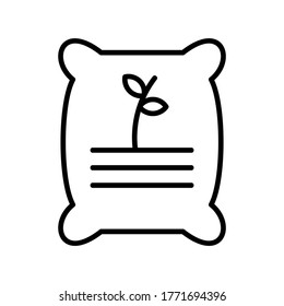 Fertilizer icon or logo isolated sign symbol vector illustration - high quality black style vector icons
