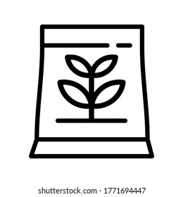 Fertilizer icon or logo isolated sign symbol vector illustration - high quality black style vector icons
