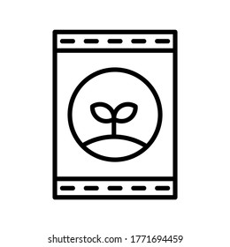 Fertilizer icon or logo isolated sign symbol vector illustration - high quality black style vector icons
