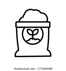 Fertilizer icon or logo isolated sign symbol vector illustration - high quality black style vector icons
