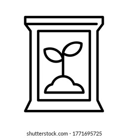 Fertilizer icon or logo isolated sign symbol vector illustration - high quality black style vector icons
