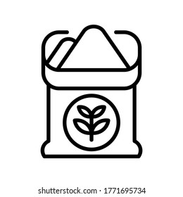 Fertilizer icon or logo isolated sign symbol vector illustration - high quality black style vector icons
