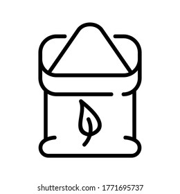 Fertilizer icon or logo isolated sign symbol vector illustration - high quality black style vector icons
