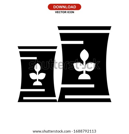 fertilizer icon or logo isolated sign symbol vector illustration - high quality black style vector icons
