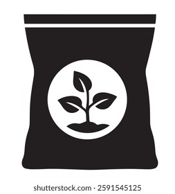 Fertilizer icon in solid and stroke style.