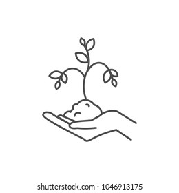Fertilizer icon. Vector element for design templates.