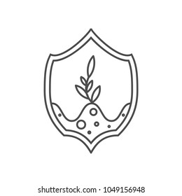 Fertilizer icon. Vector element for templates.