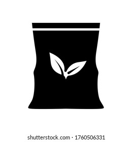 Fertilizer icon vector on white background