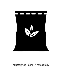 Fertilizer icon vector on white background