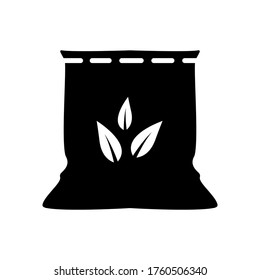 Fertilizer icon vector on white background