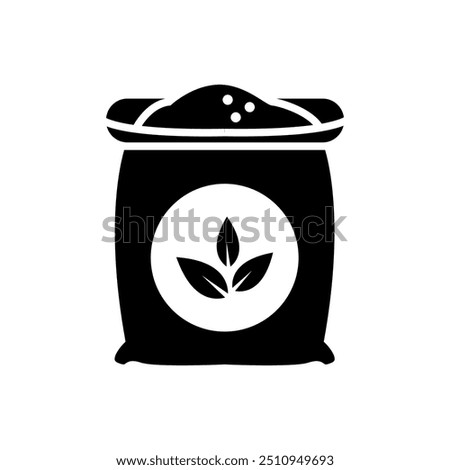 Fertilizer icon vector on white background