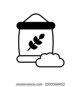 Fertilizer icon vector stock illustration