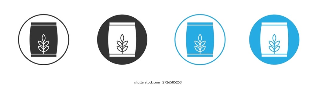 Ícones de fertilizante, para conceito móvel e web design. ilustração vetorial. EPS10