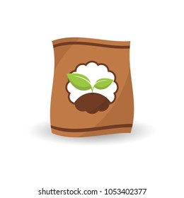 fertilizer organic bag icon