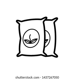 Fertilizer Pack Icon Vector Illustration - Vector