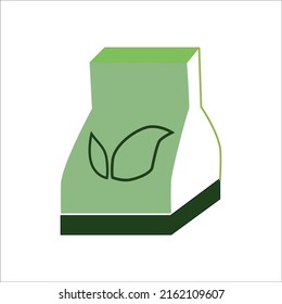 Fertilizador para plantas. Ilustración vectorial aislada en fondo blanco.