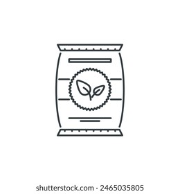 Fertilizer, sprout, agriculture, garden, nature, farm icon, vector illustration