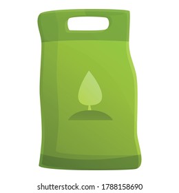 Fertilizer tree pack icon. Cartoon of fertilizer tree pack vector icon for web design isolated on white background