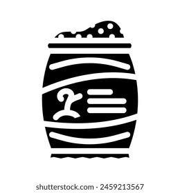 fertilizer urban gardening glyph icon vector. fertilizer urban gardening sign. isolated symbol illustration