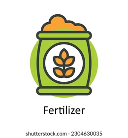 Fertilizer vector  Fill  outline Icon Design illustration. Agriculture  Symbol on White background EPS 10 File