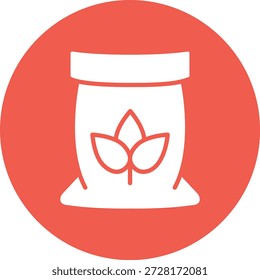 Ilustración de diseño de icono de Vector de fertilizante