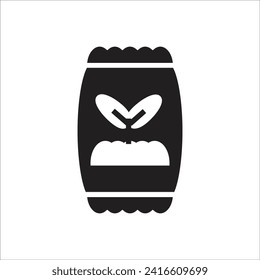fertilizer vector icon line template