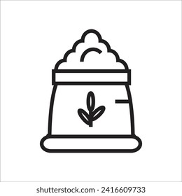 Dünger-Vektorsymbol-Vorlage