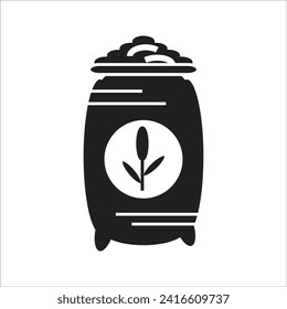 fertilizer vector icon line template