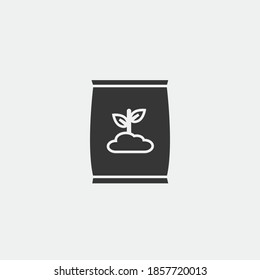 fertilizer vector icon plant growth