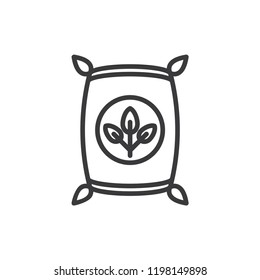 Fertillizer vector icon 