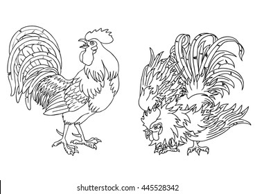 Rooster Fight Images, Stock Photos & Vectors | Shutterstock