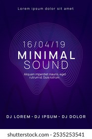 Fest Event. Dance Concert Graphic. Violet Edm Magazine. Electronic Radio Illustration. Discotheque Design. Pink Party Flyer. Festival Invite. Green Fest Event