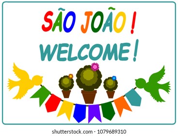 Festa de Sao Joao , vector.