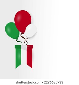 Festa Della Repubblica Italiana, 2 Giungno, Italy republic day 2 June, Italy national flag. Celebration background