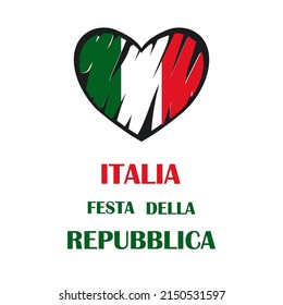 Festa della Repubblica Italiana. Italy Republic Day.