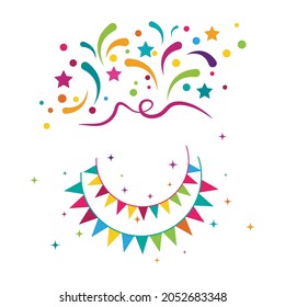 festa  element vector illustration design