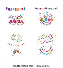 festa  element vector illustration design