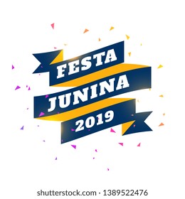 festa junina 2019 celebration banner