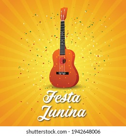 Festa junina background with element