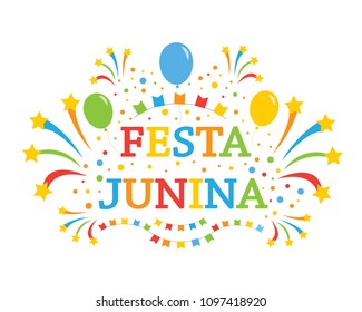 Festa junina background holiday. vector illustration