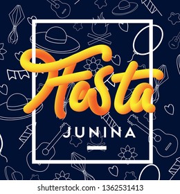 Festa junina background template