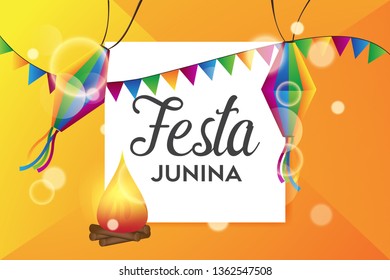 Festa junina background template