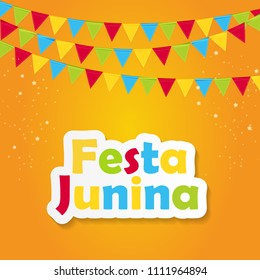 Festa Junina Background Vector Illustration EPS10