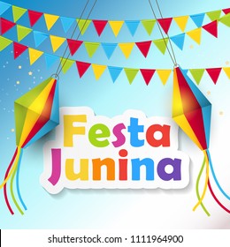 Festa Junina Background Vector Illustration EPS10