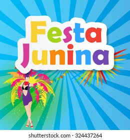Festa Junina Background Vector Illustration EPS10