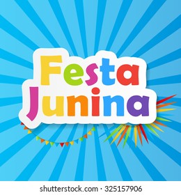 Festa Junina Background Vector Illustration EPS10
