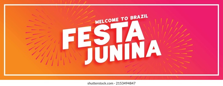 festa junina brazil festival banner design