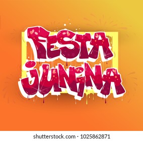 Festa Junina Brazil Festival. June party. Vector illustration